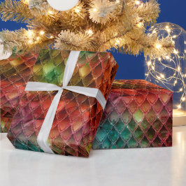 Papel De Regalo Escala del dragón arcoiris