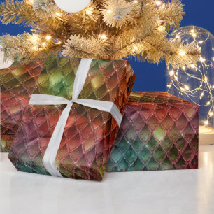 Papel De Regalo Escala del dragón arcoiris