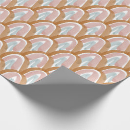 Papel De Regalo Escalas de las acuarelas en los tonos de la Tierra