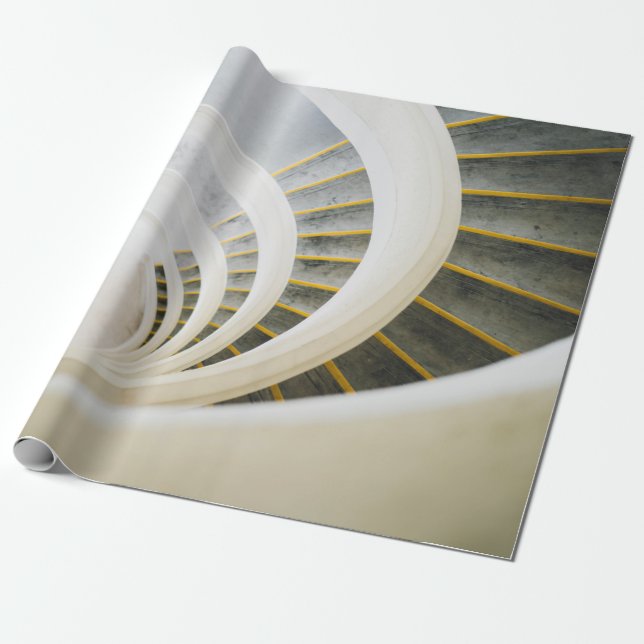 Papel De Regalo Escalera espiral (Desenrollado)