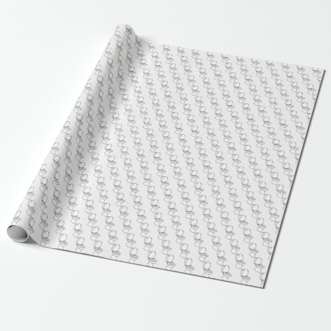 Papel De Regalo Escalera real (Desenrollado)