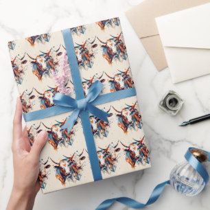 Papel De Regalo Escandi Farmhouse Cattle