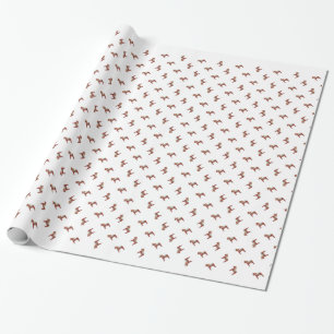 Papel De Regalo Escandinavo del caballo de Dala del sueco