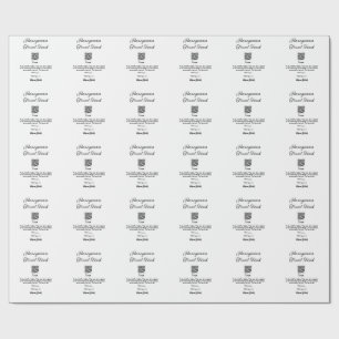 Papel De Regalo escanear código QR del fondo de luna de miel agreg