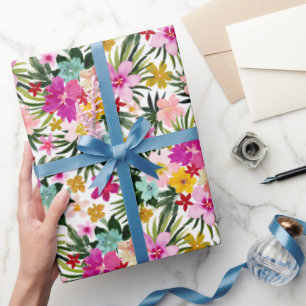 Papel De Regalo ESCAPISMO Floral Tropical