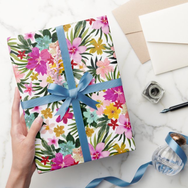 Papel De Regalo ESCAPISMO Floral Tropical (Regalar)