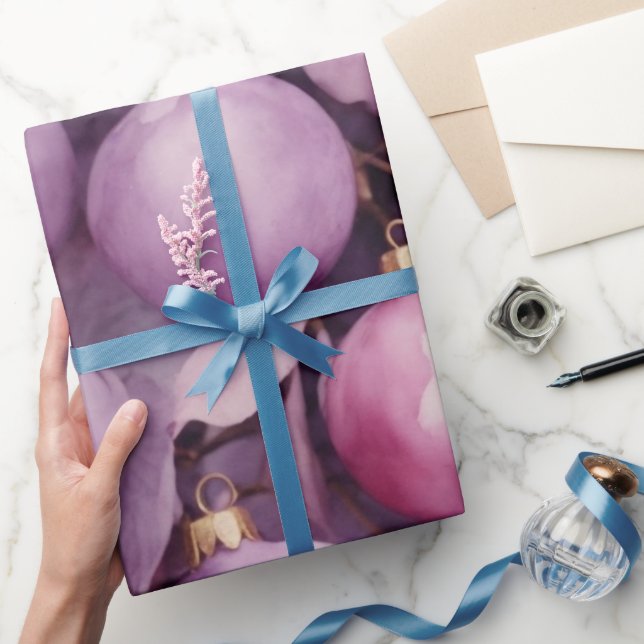 Papel De Regalo Escarcha de lavanda: Delicado resplandor de invier (Regalar)