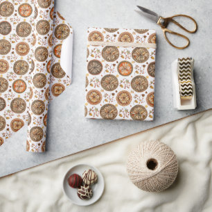 Papel De Regalo Escasez de cítricos otoñales