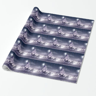 Papel De Regalo Escena del navidad de la natividad