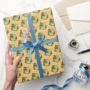 Papel De Regalo Escena montañosa rústica