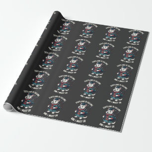 Papel De Regalo Escocia: Perro Terrier Escocia llama y debo hacerl