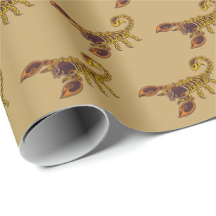 Papel De Regalo Escorpión de nudo celta