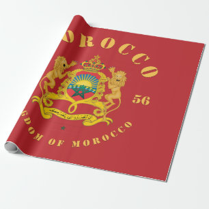 Papel De Regalo Escudo de armas de Marruecos