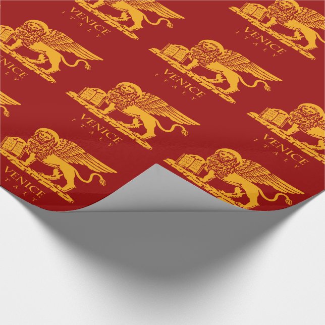 Papel De Regalo Escudo de armas de Venecia (Esquina)
