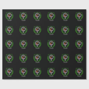 Papel De Regalo Escudo de Clan Escocés de Ainslie