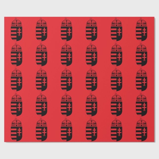 Papel De Regalo Escudo de Hungría (Superficie plana)
