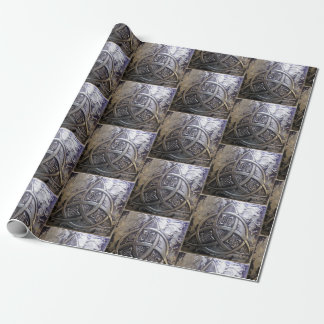 Papel De Regalo Escudo de plata Triquetra medieval