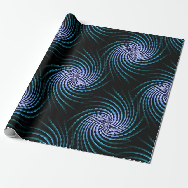 Papel De Regalo Escuela de Jellyfish... (Desenrollado)