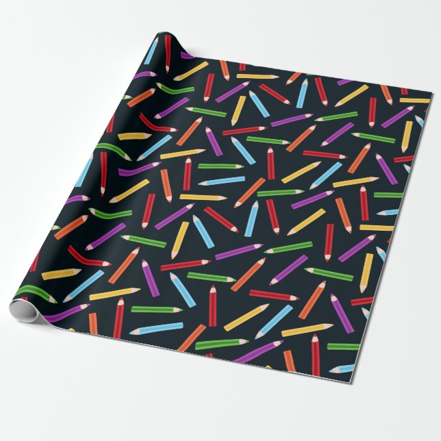 Papel De Regalo Escuela Feliz (Desenrollado)