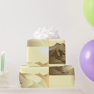 Papel De Regalo Esfinge En El Desierto