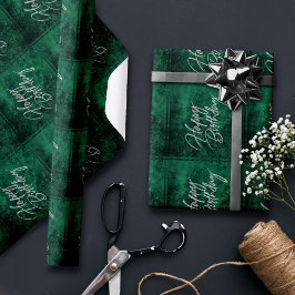 Papel De Regalo Esmeralda | Tono de joyas de terciopelo de jade pr