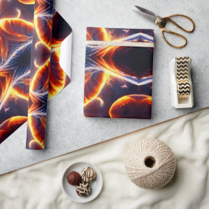 Papel De Regalo Espacio de agua de incendio
