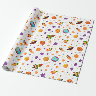Papel De Regalo Espacio Exterior 