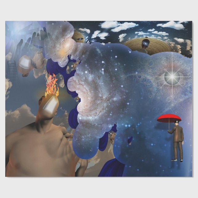 Papel De Regalo Espacio interior (Superficie plana)