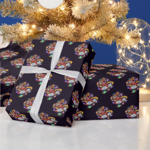 Papel De Regalo Espacio Santa