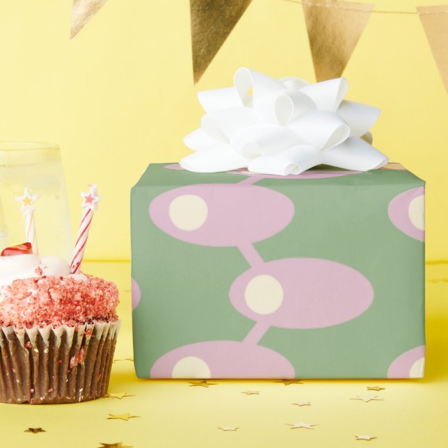 Papel De Regalo Espacios rosados (Fiesta de cumpleaños )