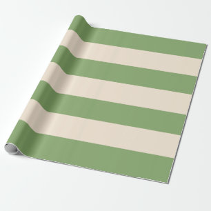 Papel De Regalo Espárragos Rayas Verdes