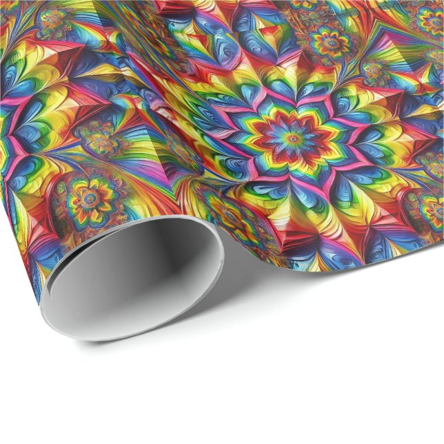 Papel de regalo especial con colores LGBTQ (Esquina del rollo)