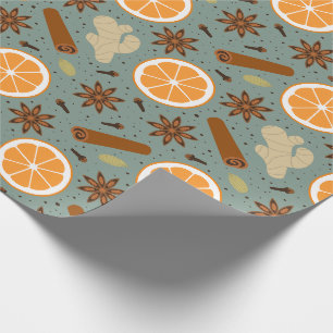 Papel De Regalo especias navidades