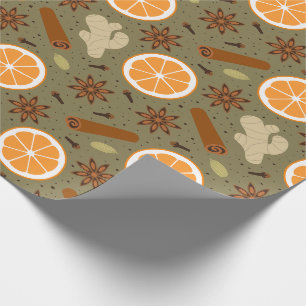 Papel De Regalo especias navidades