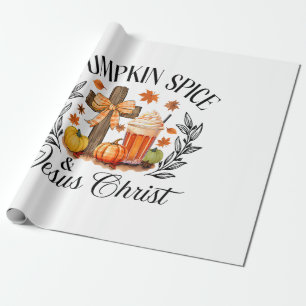 Papel De Regalo Especie De Calabaza Y Calabaza De Jesucristo Chris