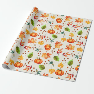 Papel De Regalo Especie de otoño