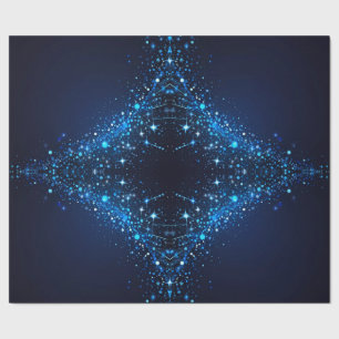 Papel De Regalo Espectacular golpe de estado en azul profundo