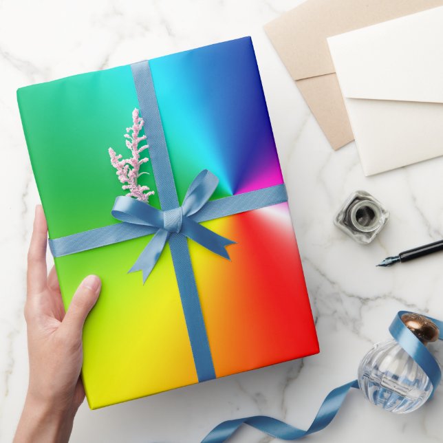 Papel De Regalo Espectro arcoiris (Regalar)