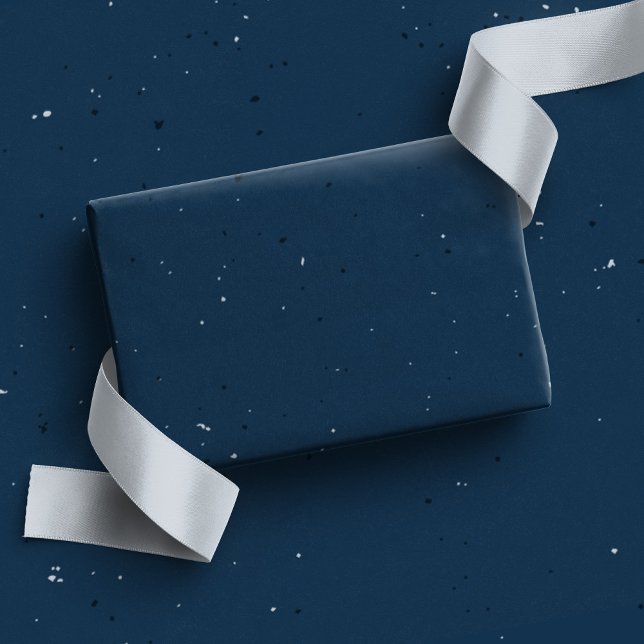 Papel De Regalo Espectro azul marino simple diversión al aire libr (Subido por el creador)