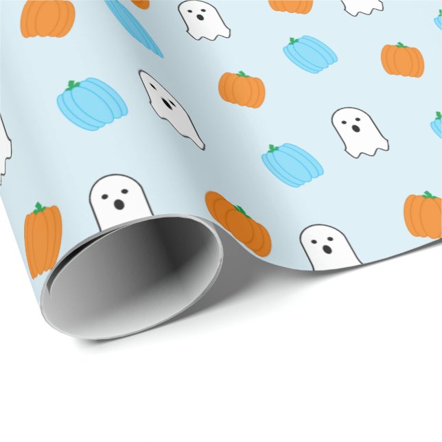 Papel De Regalo Espeluznante 4º cumpleaños (Esquina del rollo)