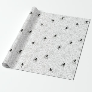 Papel De Regalo Espeluznante Creepy Spider Halloween
