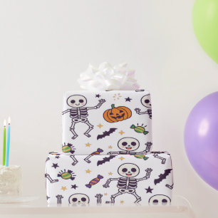 Papel De Regalo Espeluznantes vibraciones de Halloween