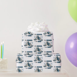 Papel De Regalo Espinadores azules como padre, como hijo