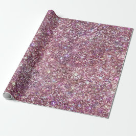 Papel De Regalo Espinilla de Confetti Girly Pink