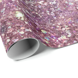 Papel De Regalo Espinilla de Confetti Girly Pink