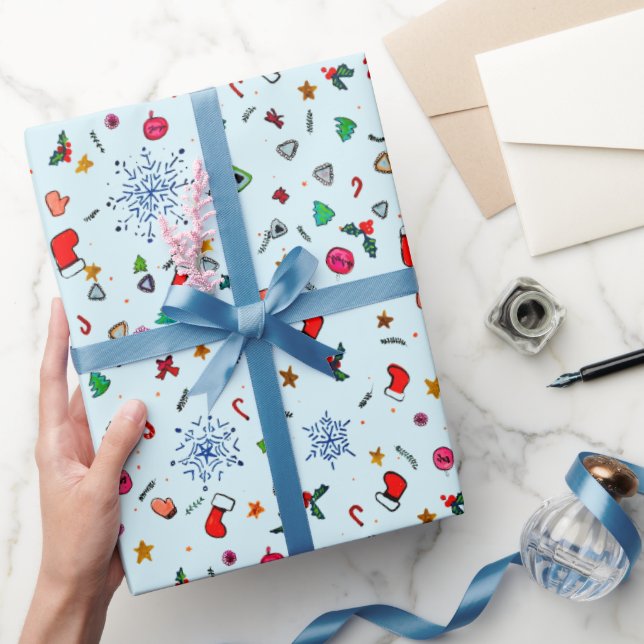 Papel De Regalo Espíritu de navidades (Regalar)