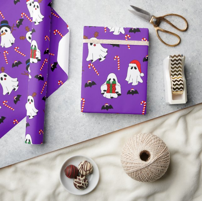 Papel De Regalo Espíritus navidades (Artesanía)