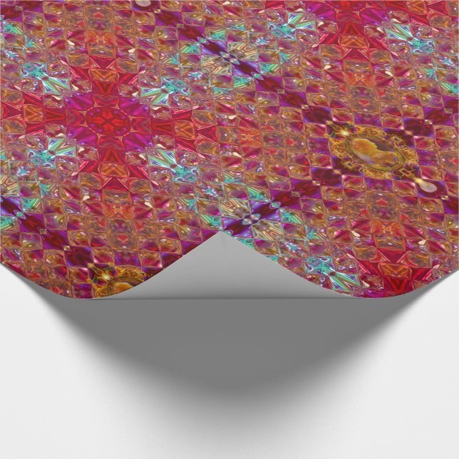 Papel De Regalo Esplendor real del Victorian (Esquina)