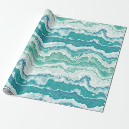 Papel De Regalo espuma de mar de burbujas: