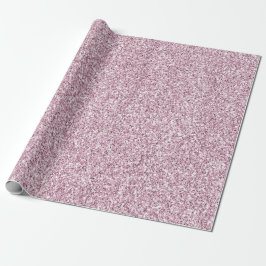 Papel De Regalo Espuma Purpurina de Glam Rosa Girly